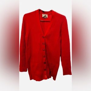 Vintage ‘Mr. Rogers’ red knit sweater